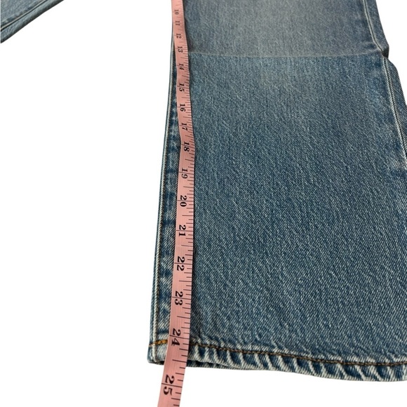 Adriano Goldschmied × Daily Blue HYPE Jeans High Rise Straight Leg Made in USA - Picture 6 of 15